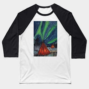 Northern lights Baseball T-Shirt